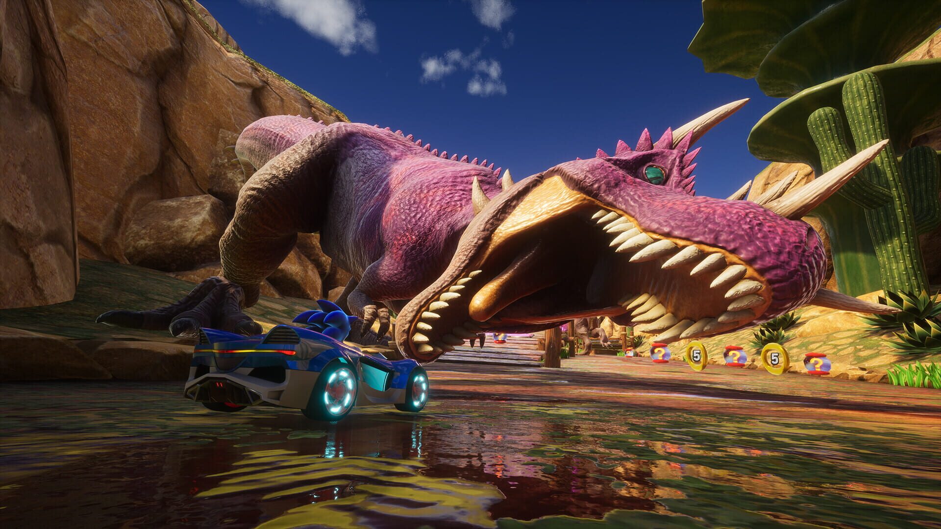 Arte promocional de Sonic Racing: CrossWorlds