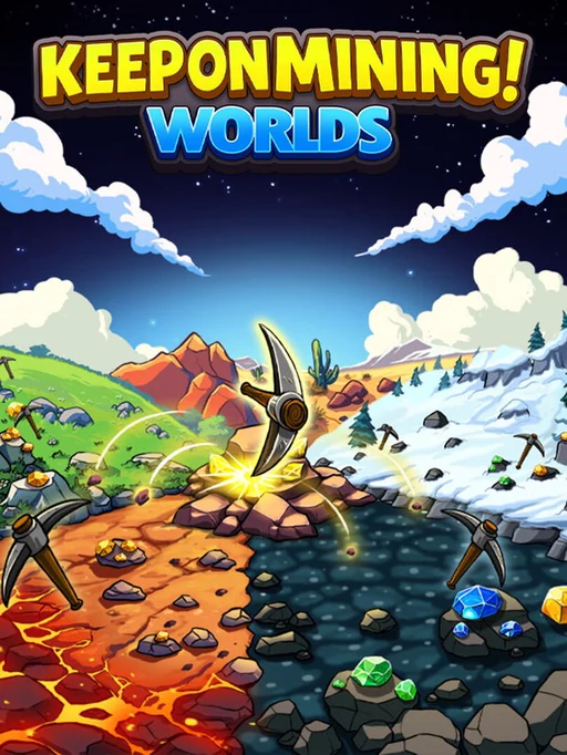 Capa de Keep on Mining!: Worlds