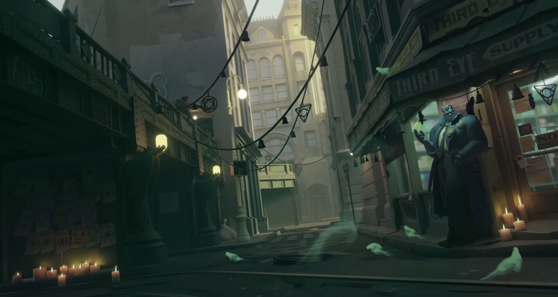 Arte promocional de Deadlock com a heroína Violet